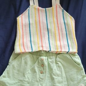 Zara, Girls shorts and top, size 10